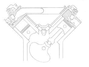v8 engine cutaway