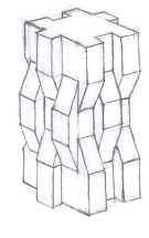 futuristic building
