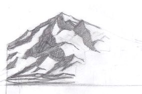 mountain sketch