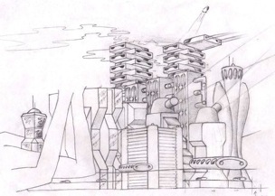 mars city sketch