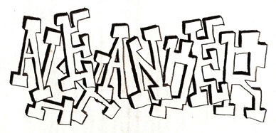 alexander graffiti