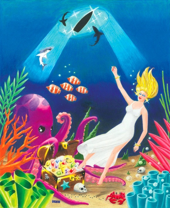 undersea fantasy woman